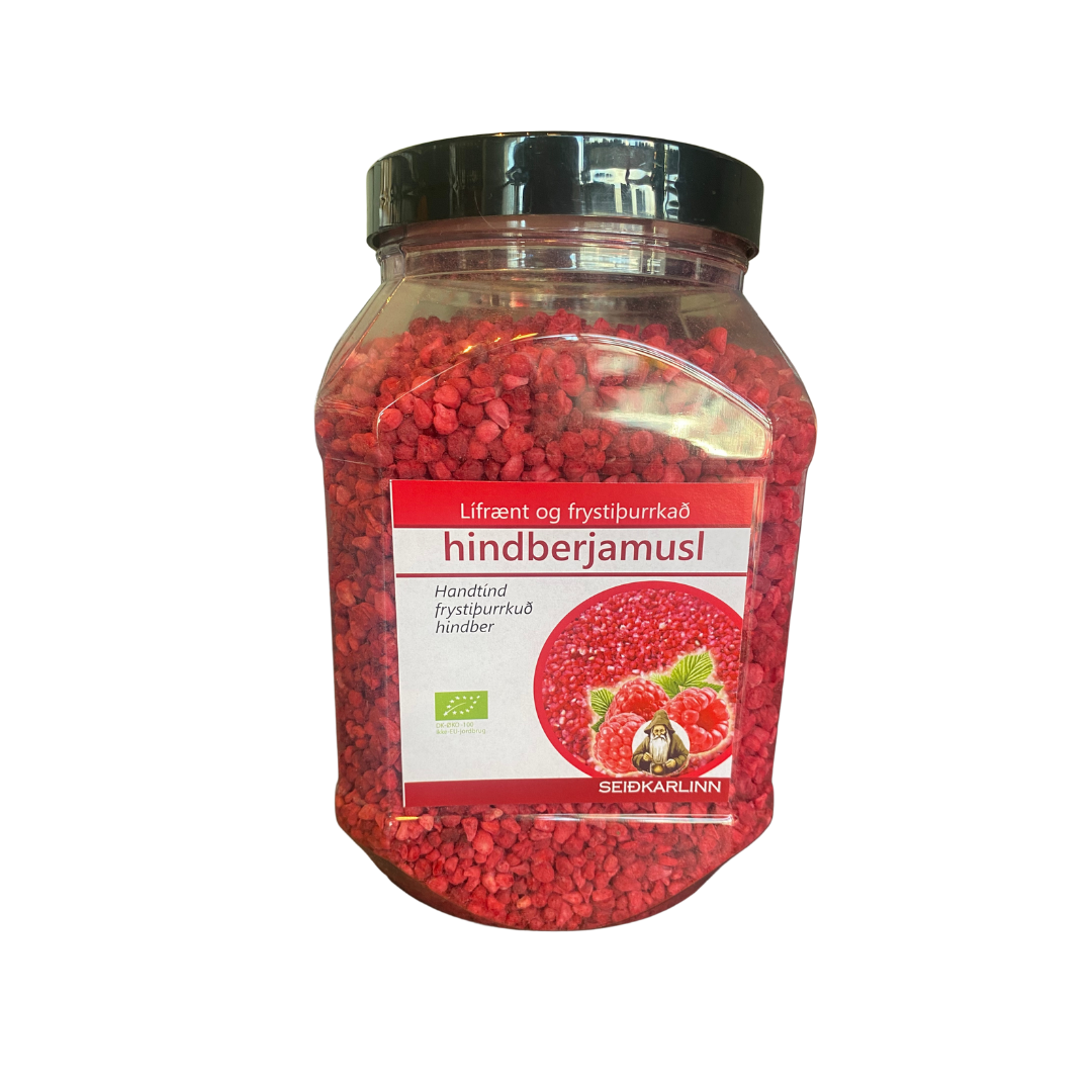 Seiðkarlinn hindberjamusl 200g