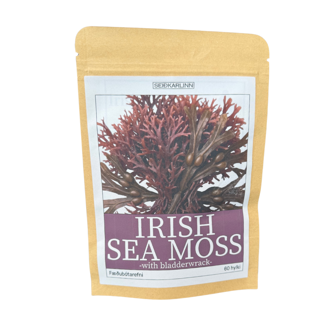 Irish Sea Moss With Bladderwrack 60 hylki Seiðkarlinn
