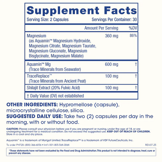 Prohealth Morning Mag+ (trace minerals and shilajit) 360mg 60 hylki
