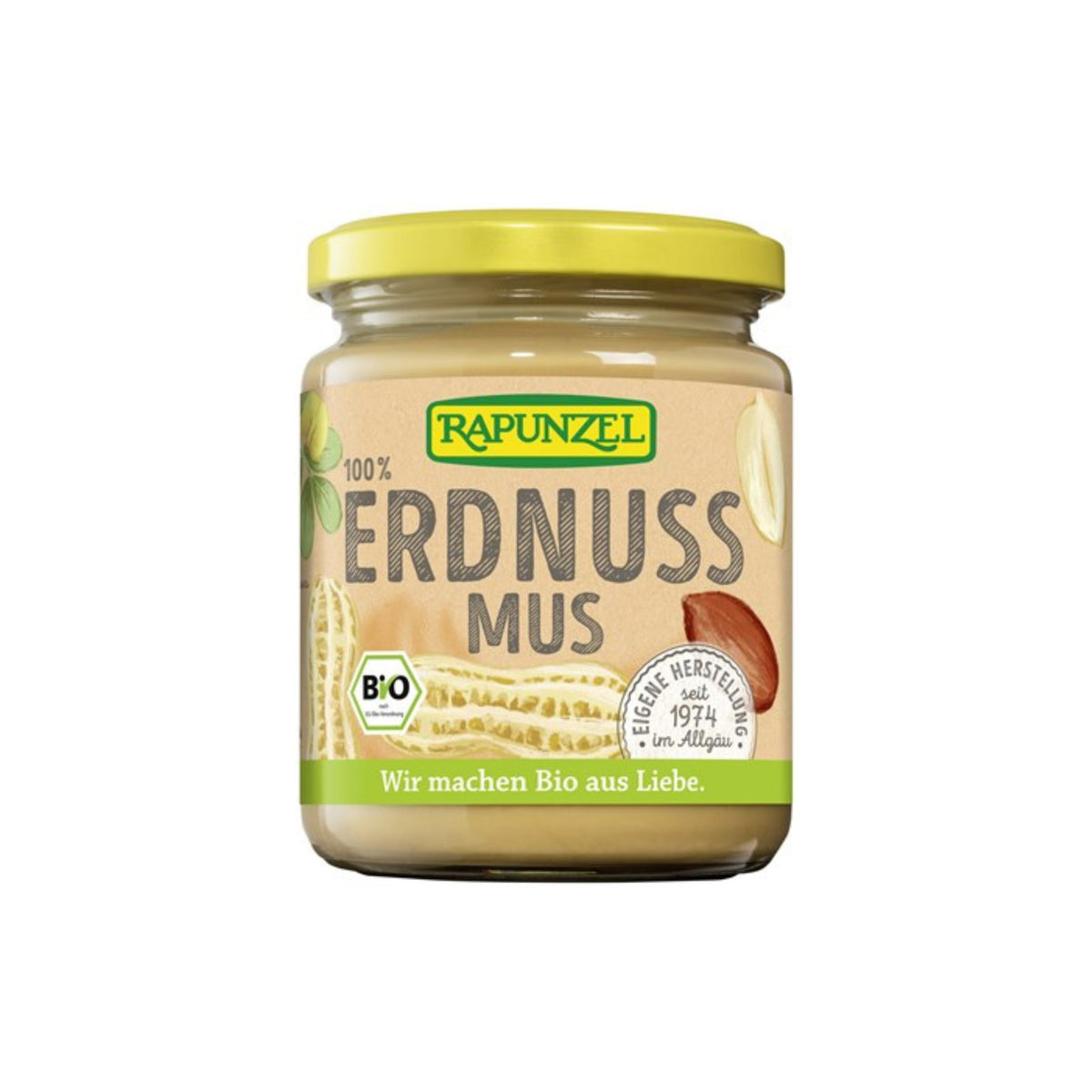 Rapunzel jarðhnetusmjör fínt 250g