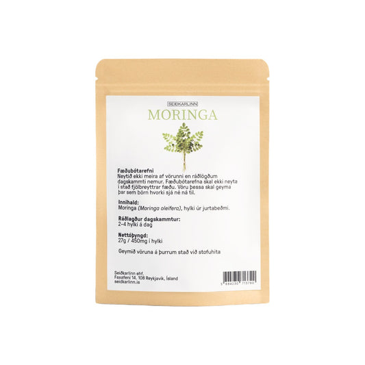 Moringa 60 hylki - bakhlið