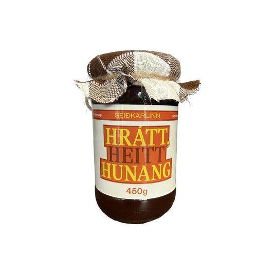 Hrátt, heitt hunang 450g frá Seiðkarlinum