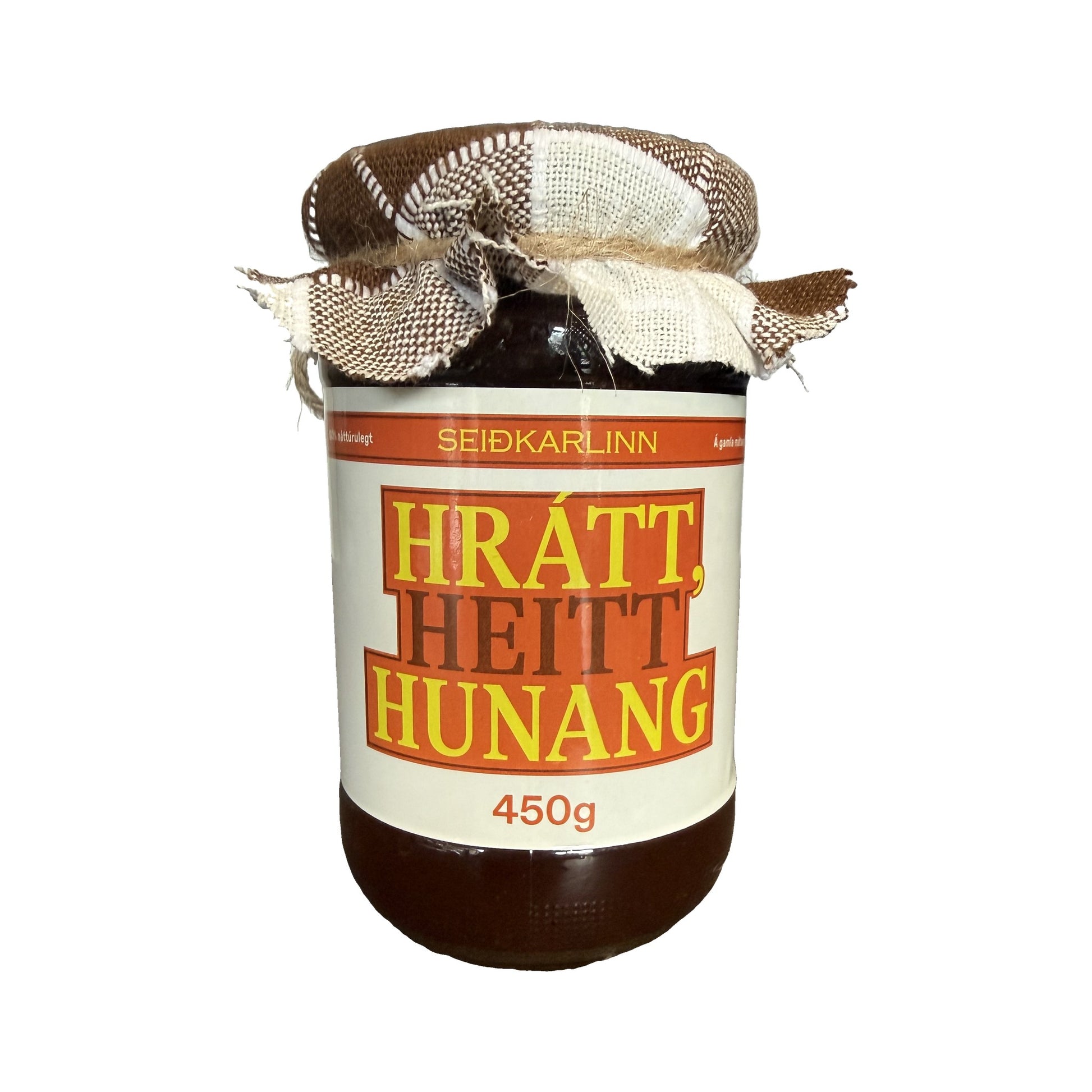 Hrátt, heitt hunang 450g frá Seiðkarlinum