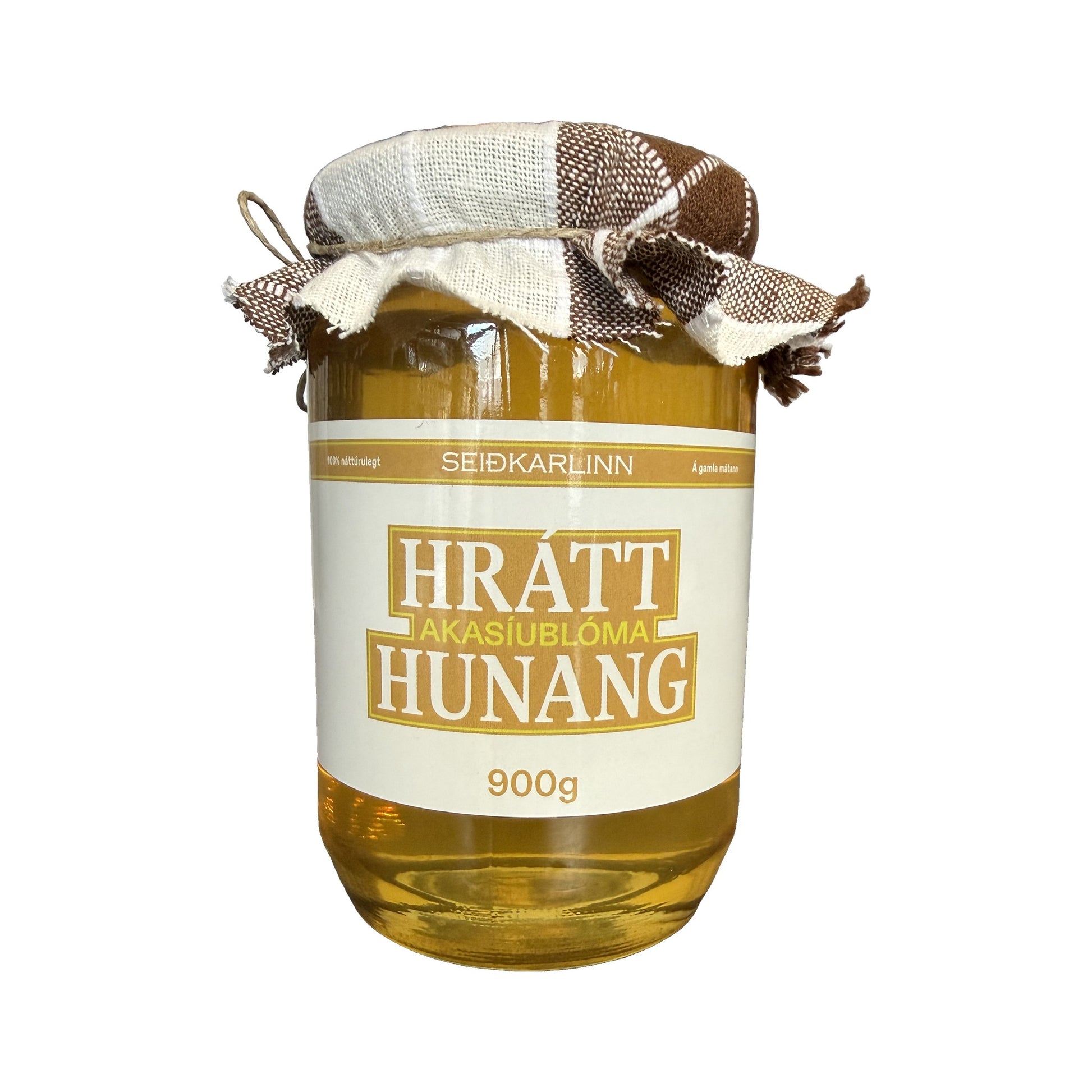 Hrátt akasíublóma hunang 900g frá Seiðkarlinum