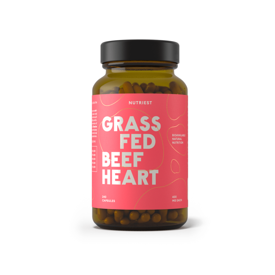Nutriest Beef Heart naut hjartahylki 240 stk