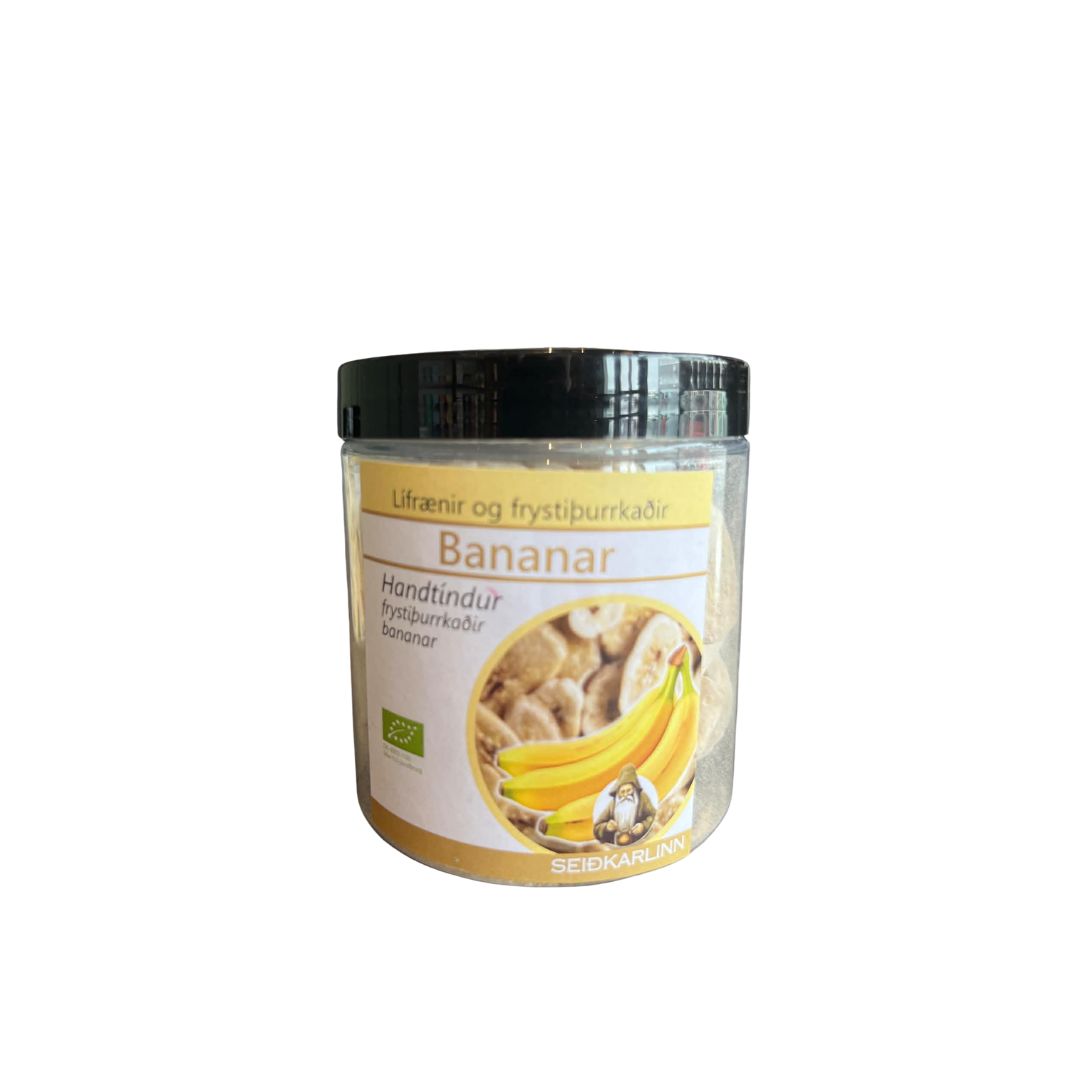 Seiðkarlinn frostþurrkaðir bananar 30g