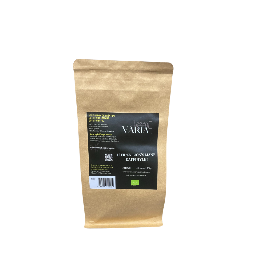 Varia Organic Lions Mane Coffee Capsules 20pcs