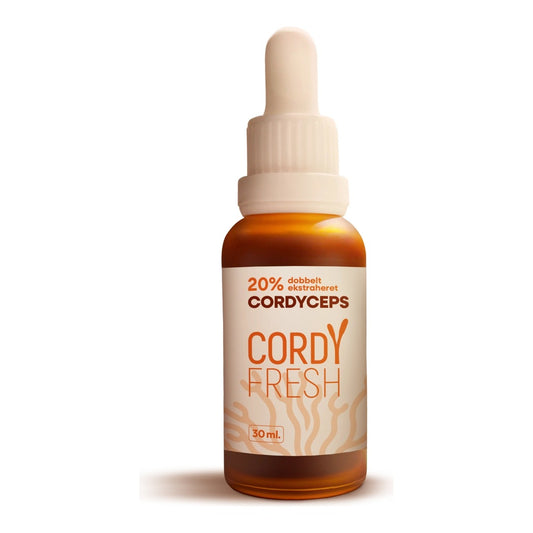 CordyFresh Cordyceps 20% dobbelt ekstraheret 30ml
