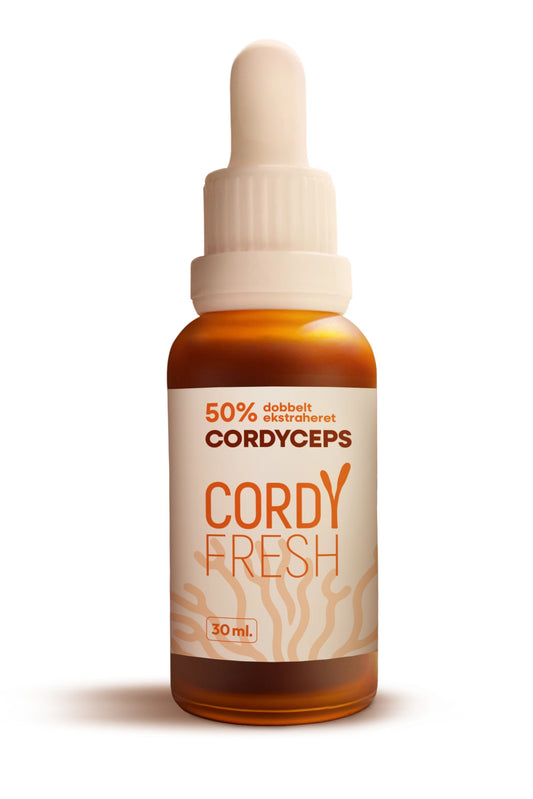 CordyFresh Cordyceps 50% dobbelt ekstraheret 30ml