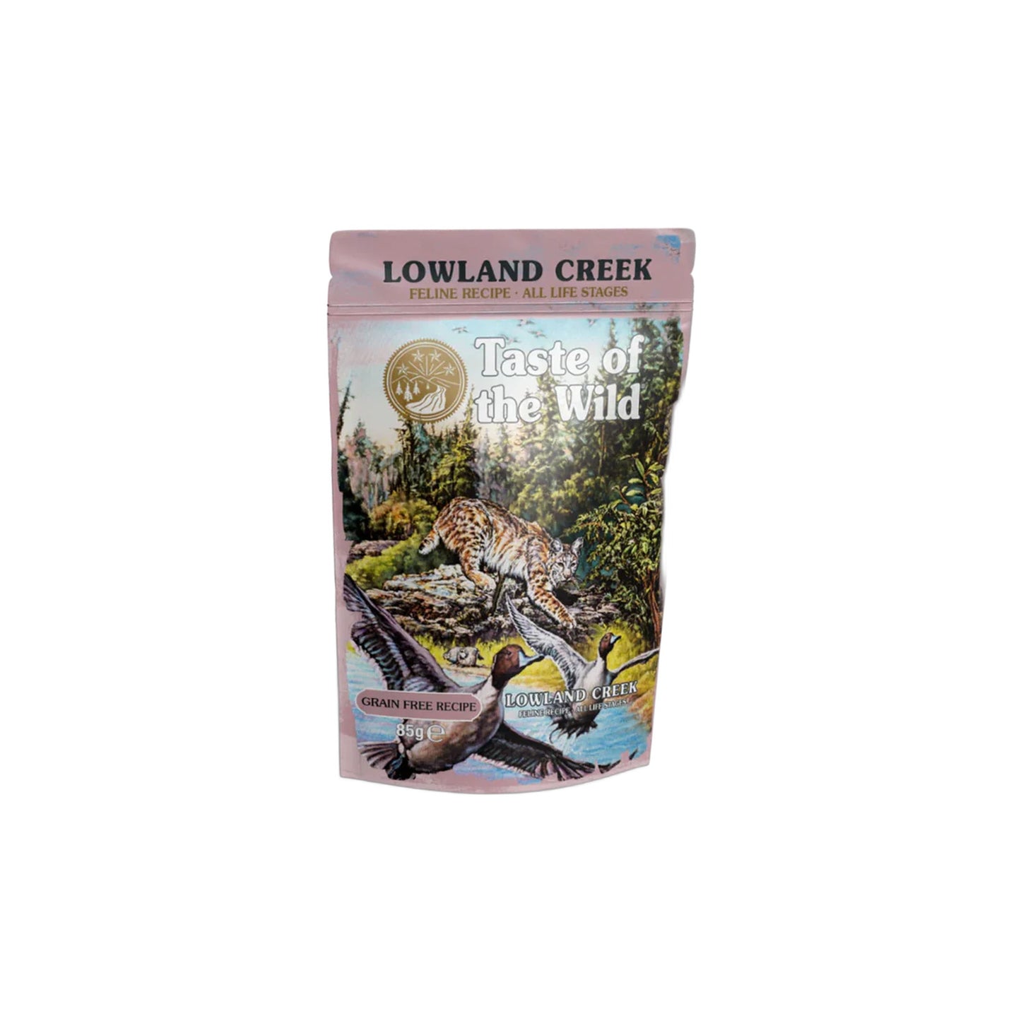 Taste of the Wild Lowland Creek blautkattamatur kalkúnn og önd 85g