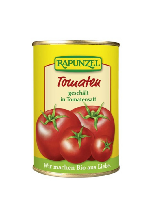 Rapunzel heilir tómatar afhýddir í dós 400g