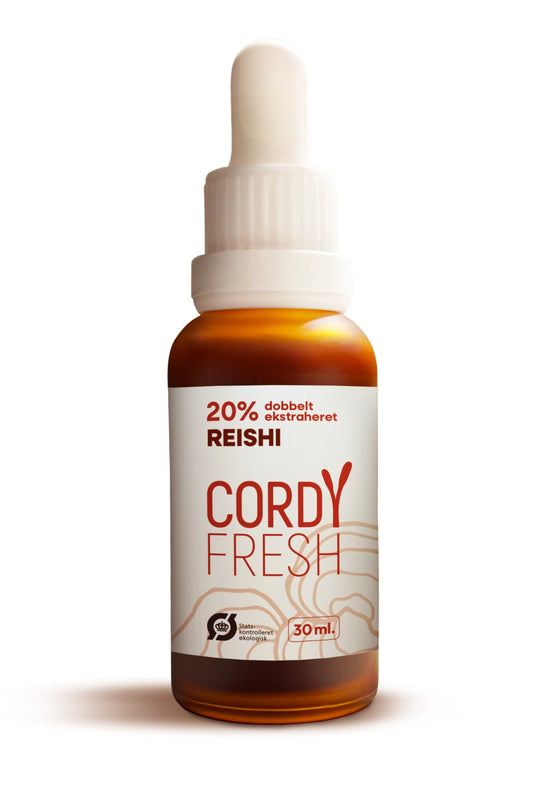 CordyFresh Reishi 20% dobbelt ekstraheret 30ml