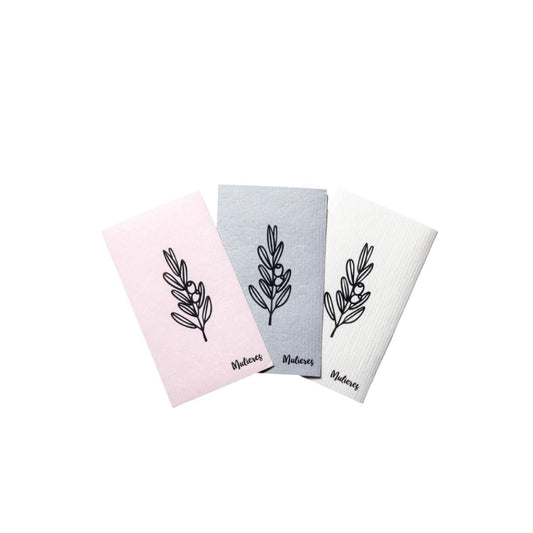 Mulieres Natural Cleaning Cloths 3 pcs