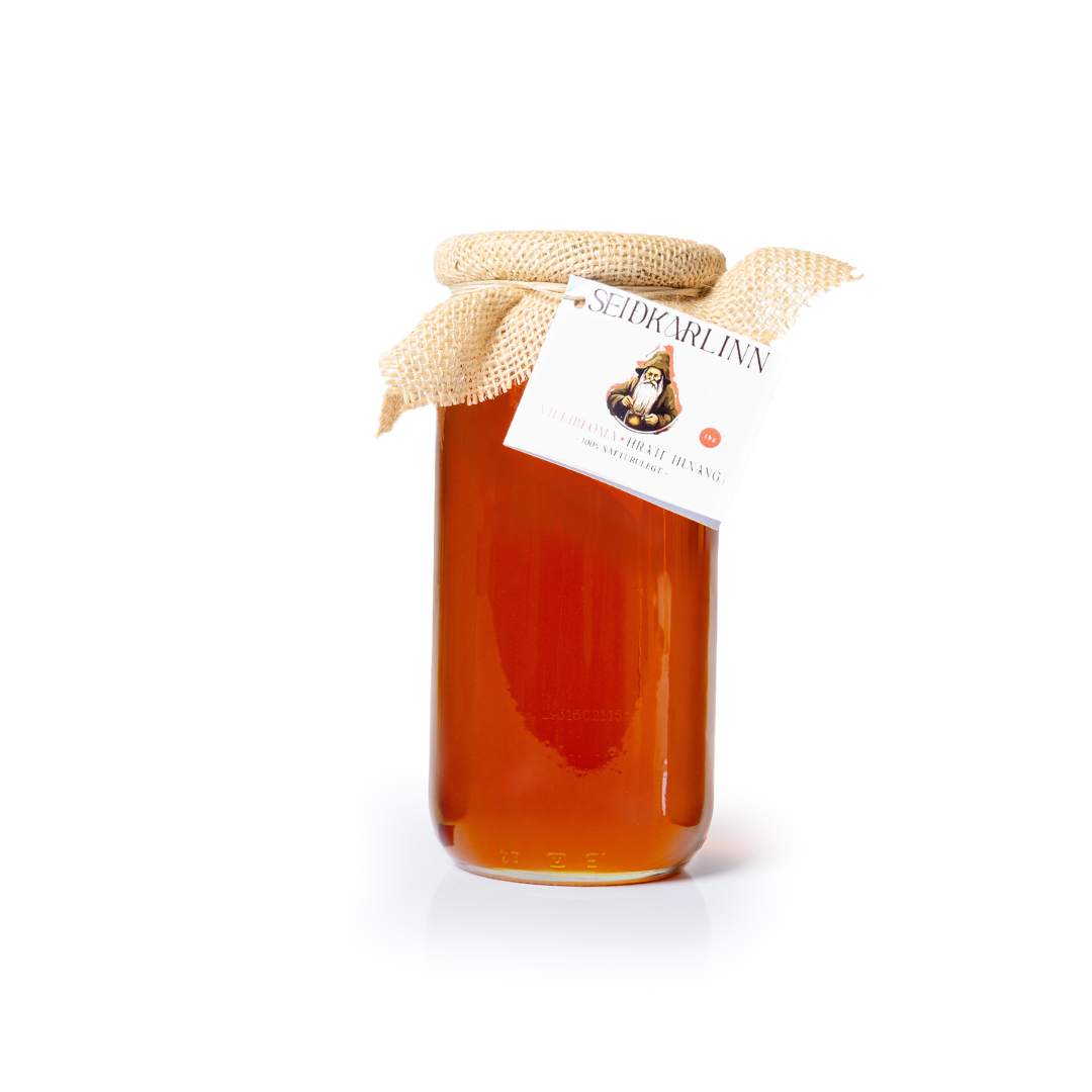 Seiðkarlinn hrátt villiblóma hunang 1kg