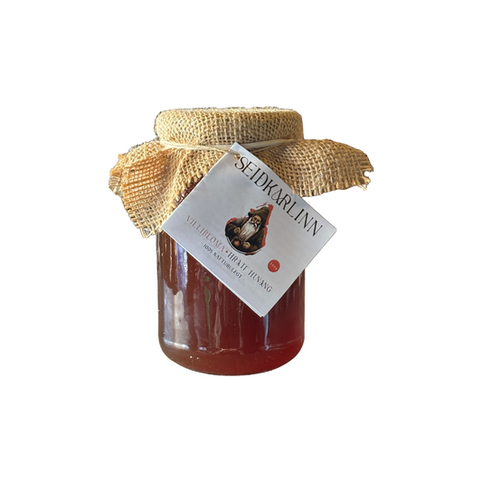 Seiðkarinn Villiblóma hrátt hunang 500g