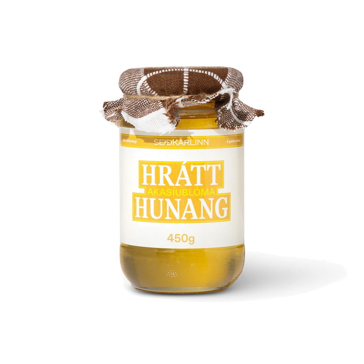 Hrátt akasíublóma hunang 450g frá Seiðkarlinum