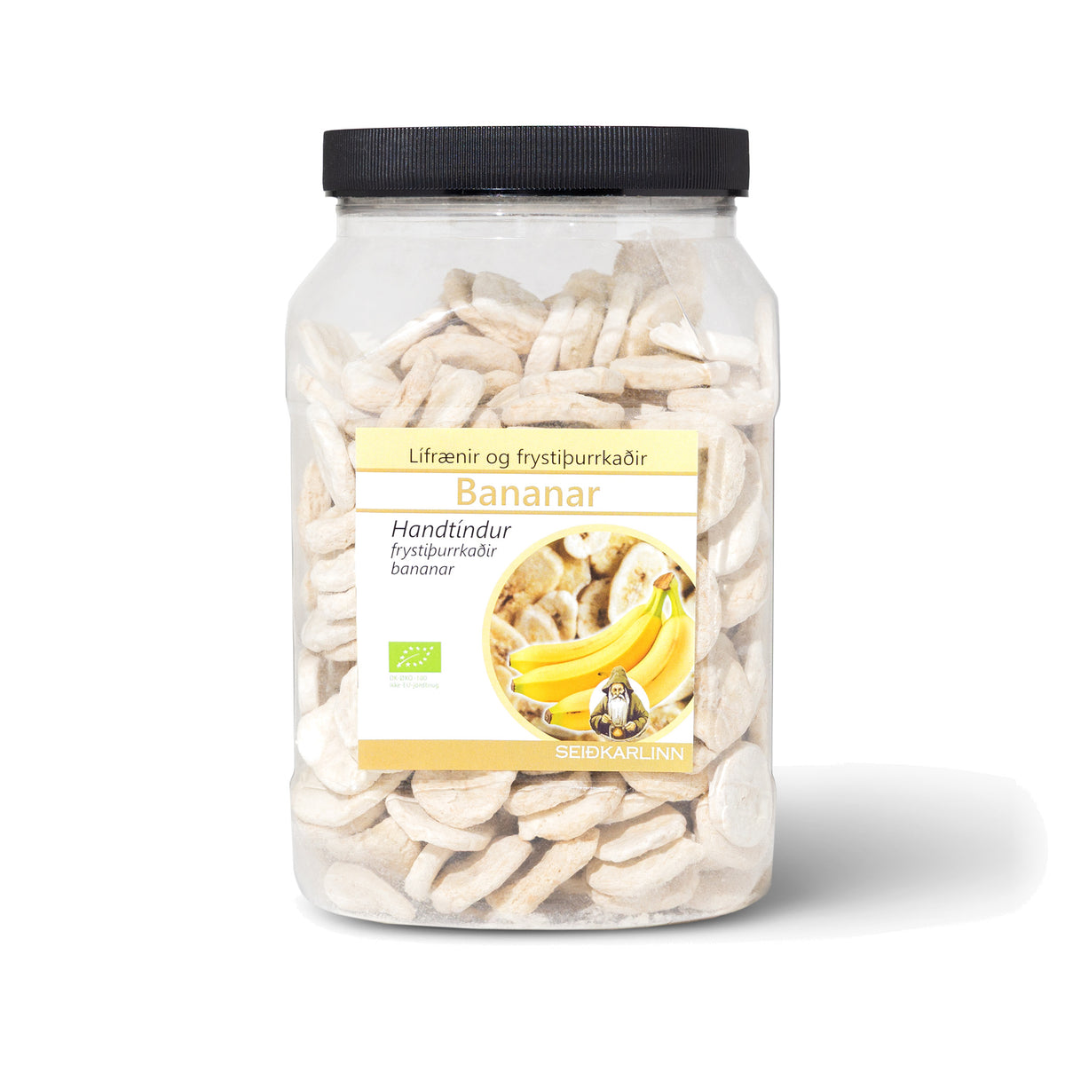Seiðkarlinn frostþurrkaðir bananar 300g