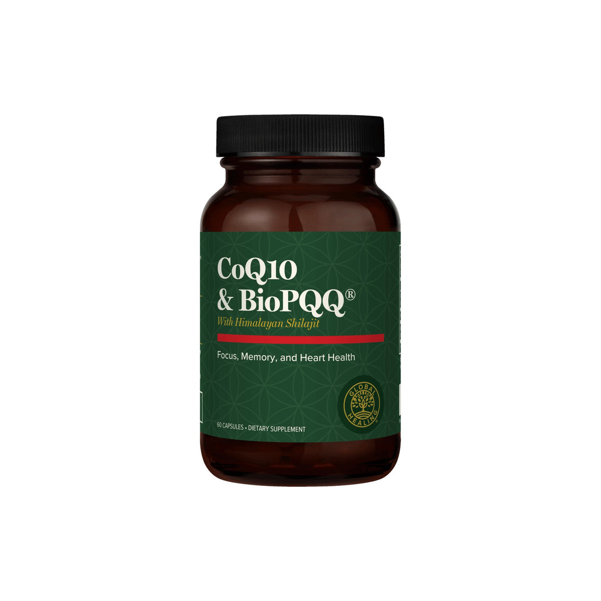 CoQ10 & BioPQQ með Shilajit 60 hylki Global Healing