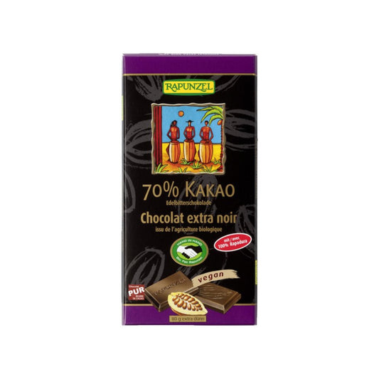 Rapunzel dökkt 70% súkkulaði með Rapadura 80g