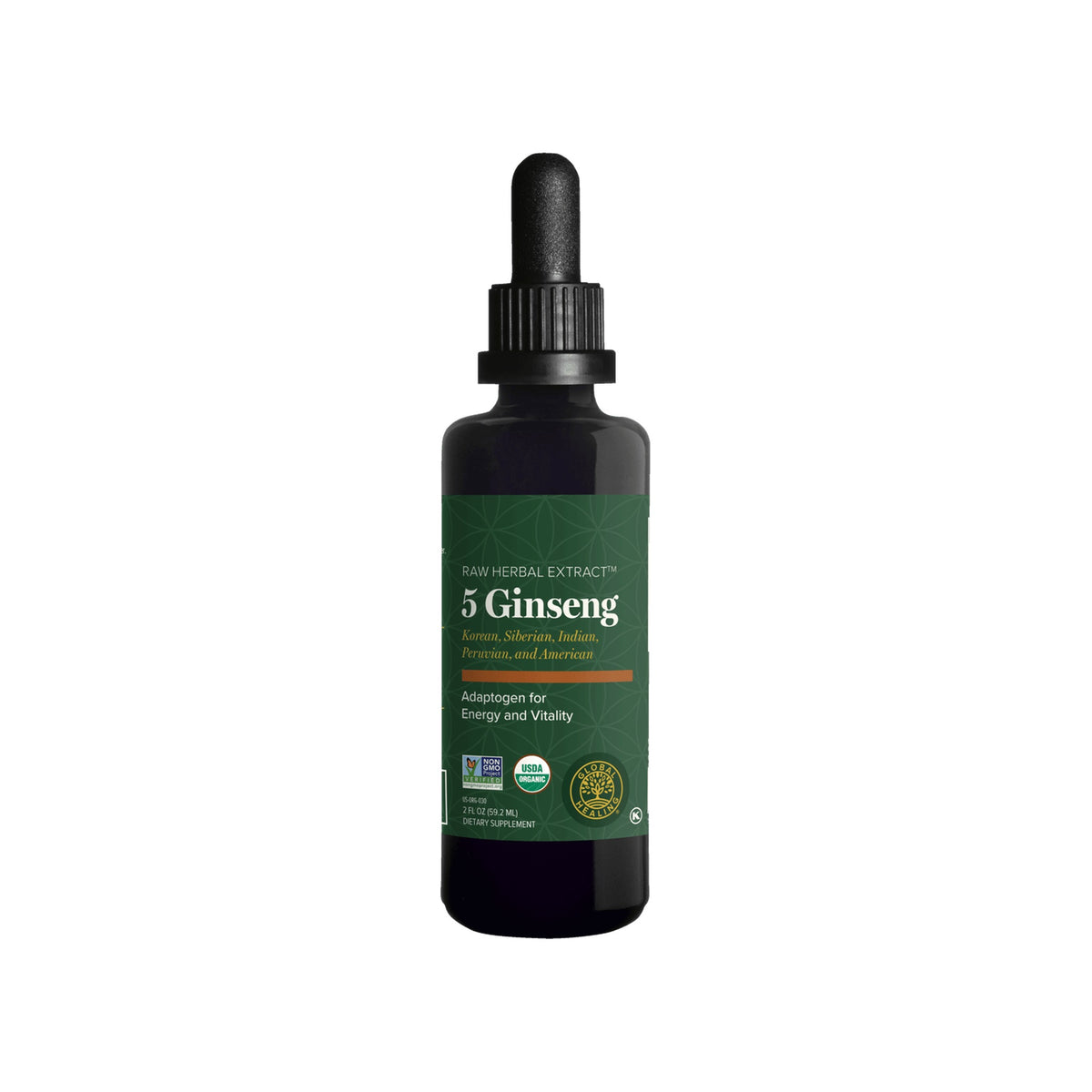 Lífrænt Ginseng 59ml Global Healing