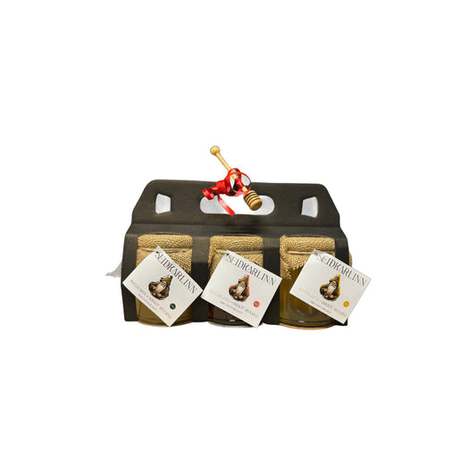 Hunangsgjafaaskja 3x300gr Seiðkarlinn