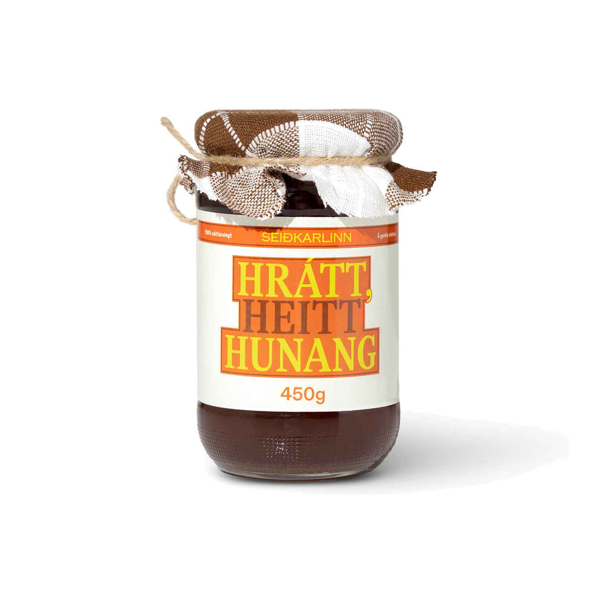 Hrátt, heitt hunang 450g frá Seiðkarlinum