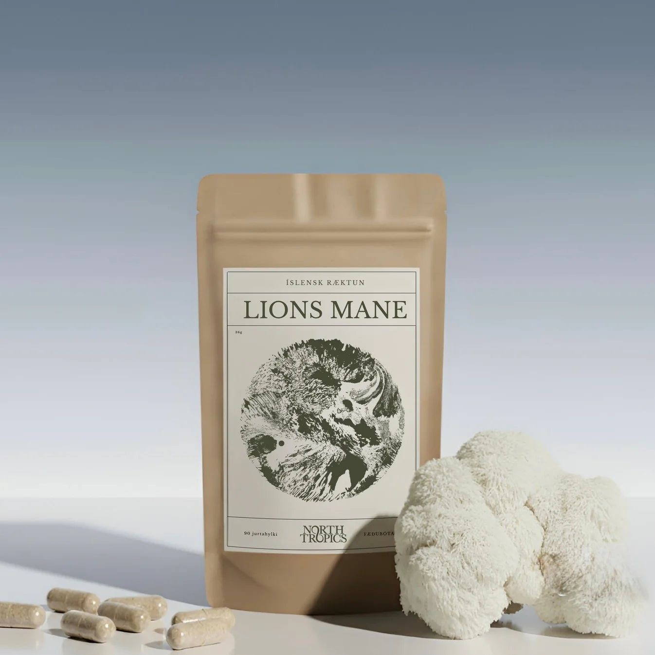 North Tropics Lions Mane 400mg 60 hylki