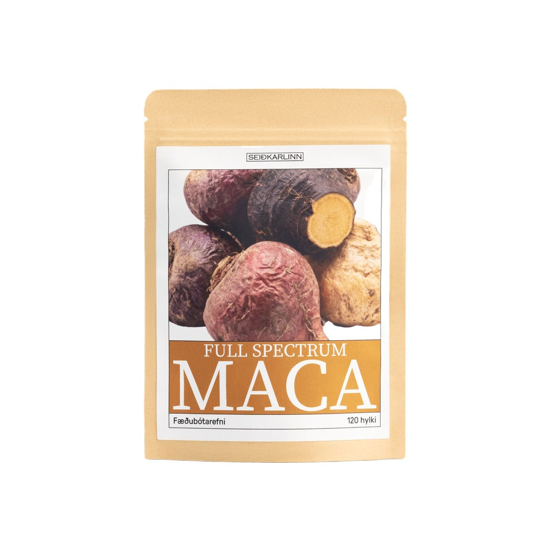 Full Spectrum Maca 120 hylki - framhlið