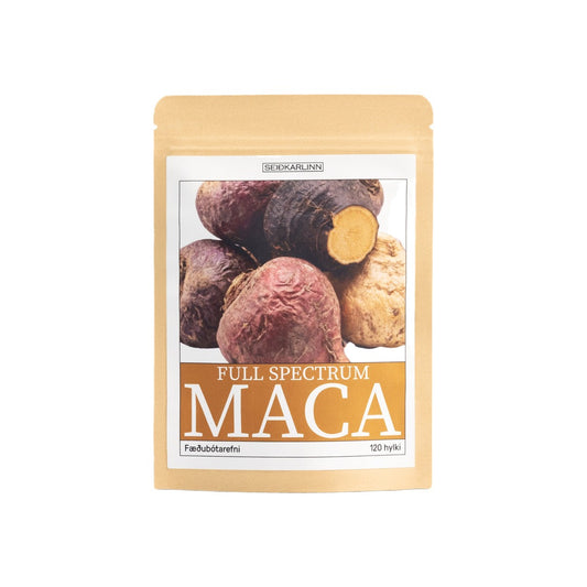 Full Spectrum Maca 120 hylki - framhlið