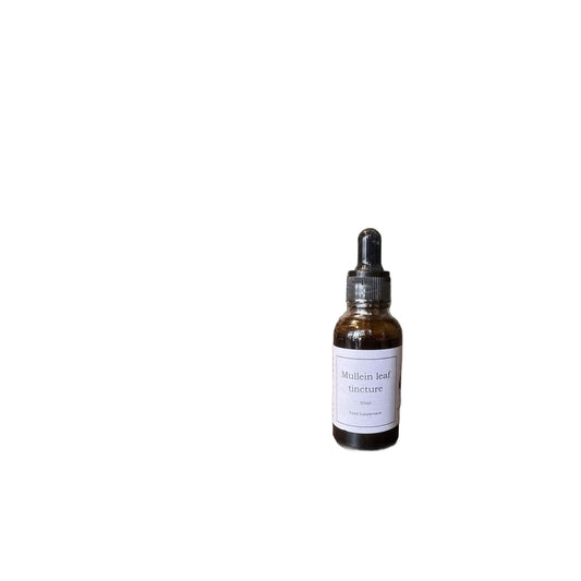 Mullein Tincture 30ml frá Seiðkarlinum – kóngakertistinktúra í brúnu glerflösku með dropateljara