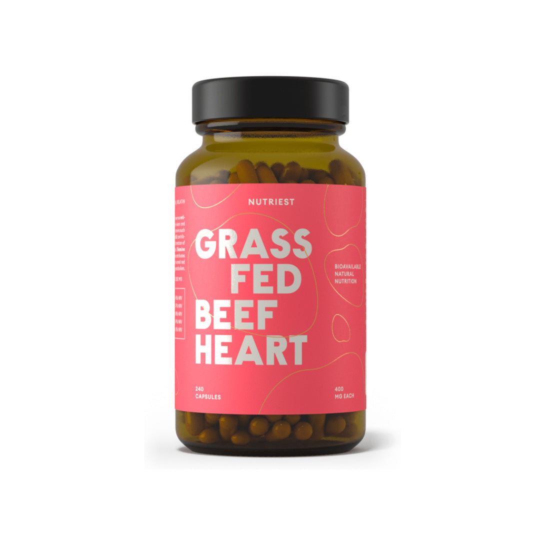 Nutriest Beef Heart naut hjartahylki 240 stk