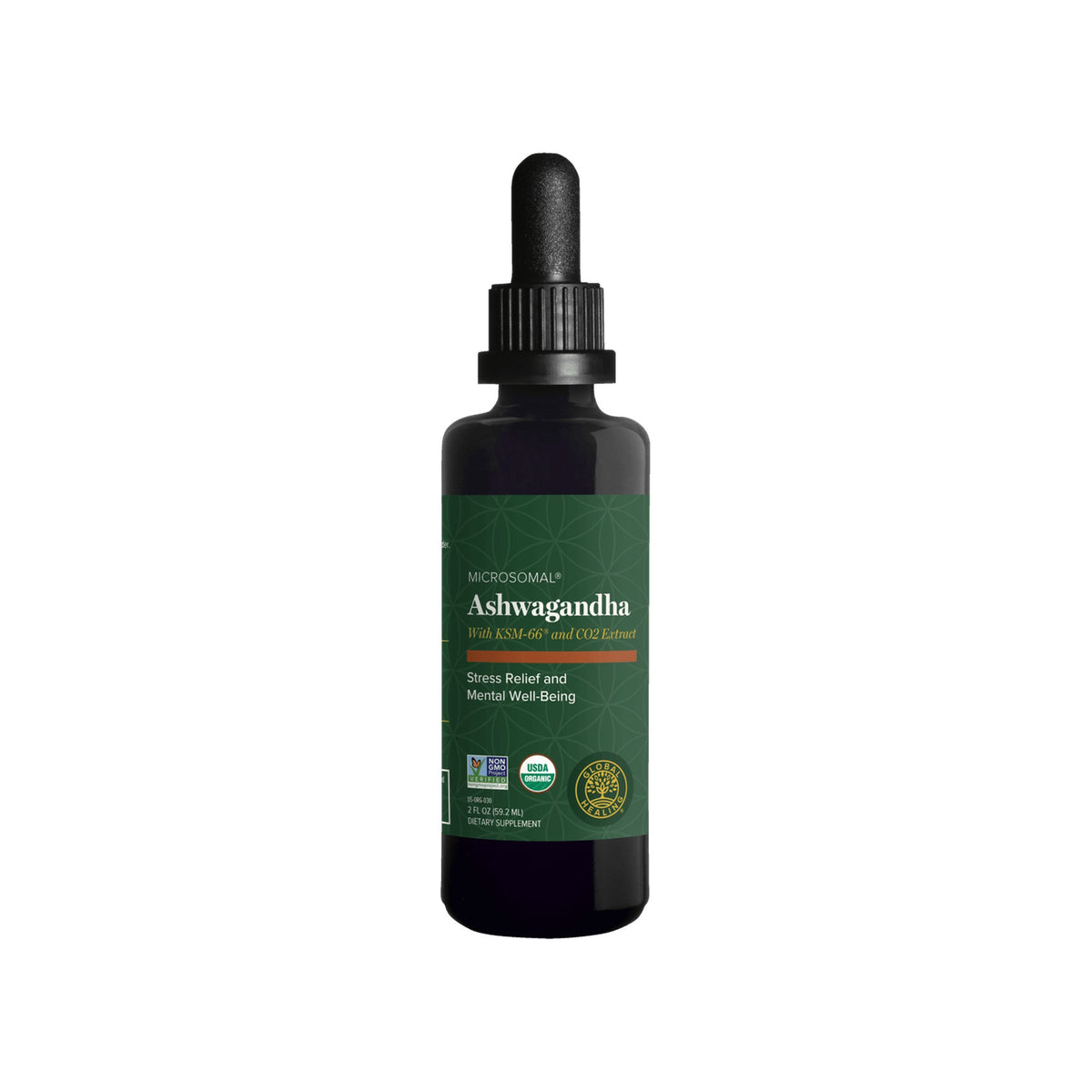 Lífrænt Ashwagandha 59ml Global Healing