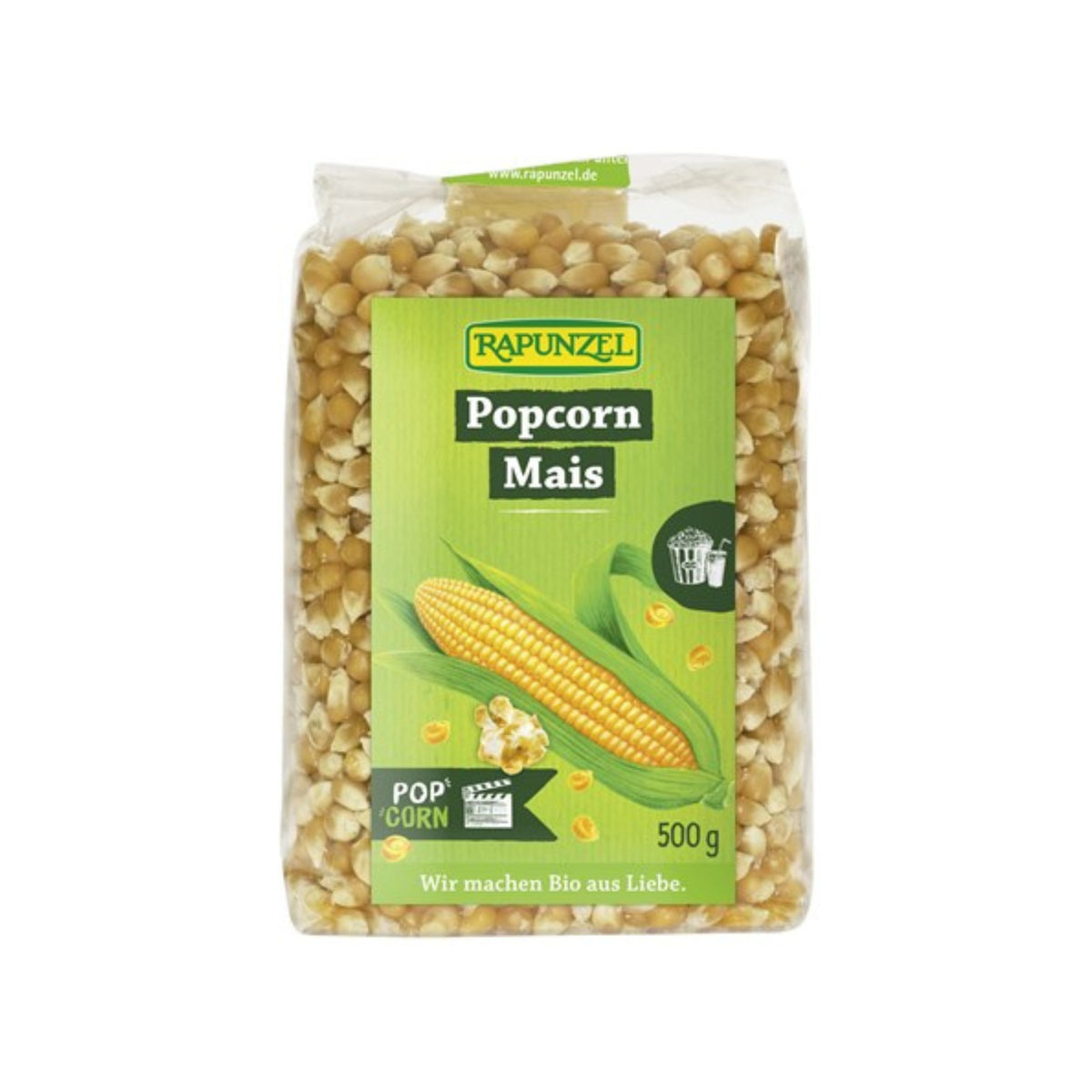 Rapunzel poppmaís glútenlaus 500g