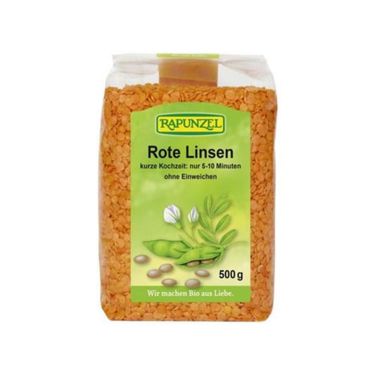 Rapunzel Red Lentils 500gr (M)